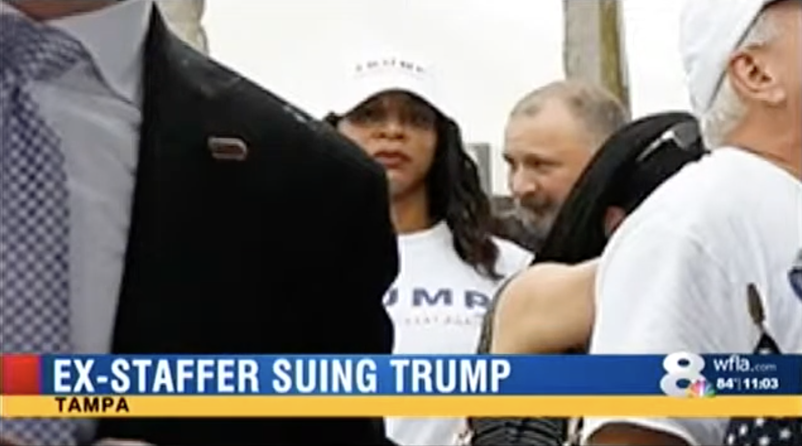Ex-Staffer Suing Trump Video
