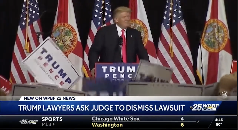 Trump Lawsuit video clip