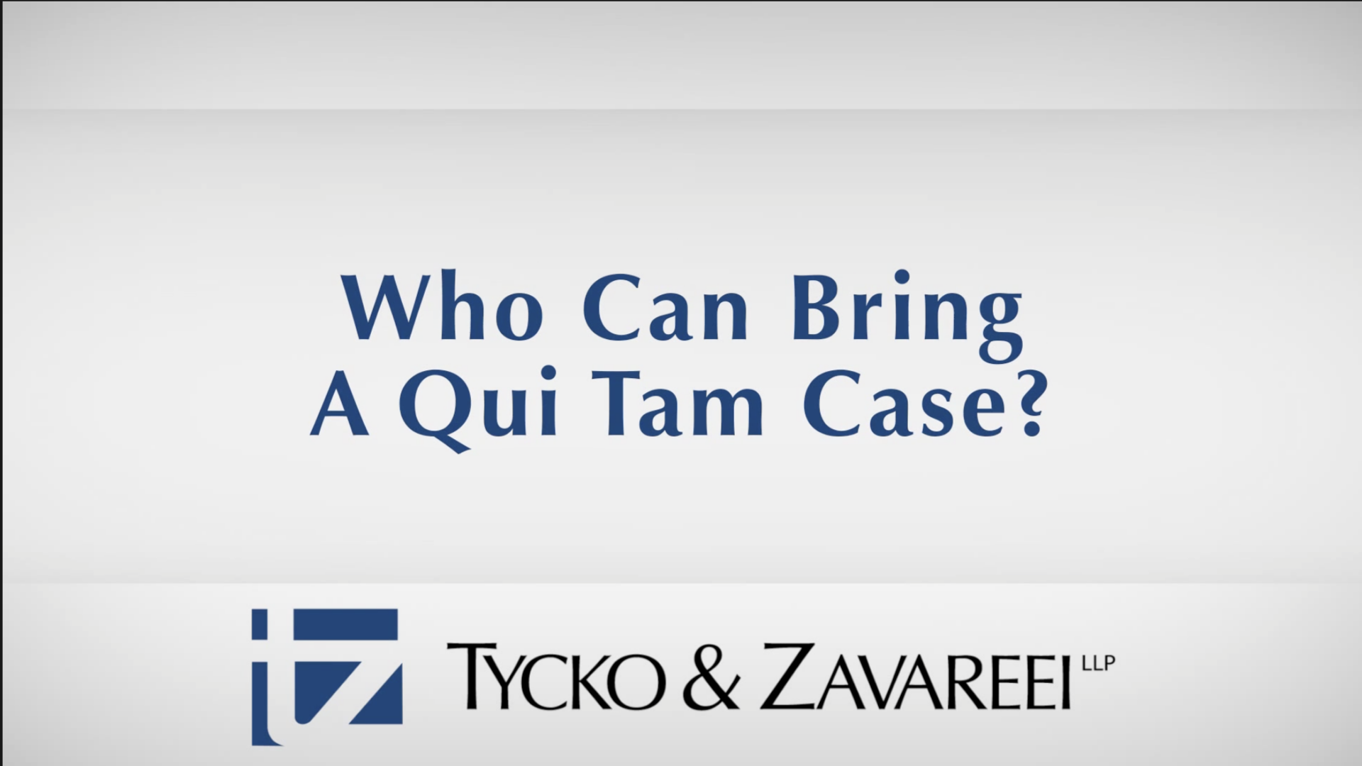 Who can bring a Qui Tam Case - image