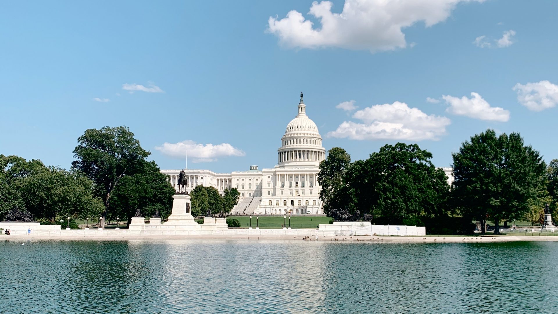 capitol building and river