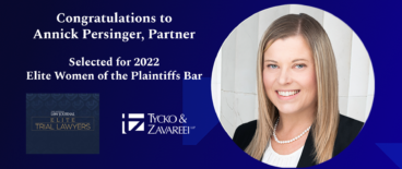 Annick Persinger | Elite Women of the Plaintiffs Bar | Tycko & Zavareei LLP