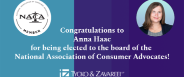Anna Haac | 2022 National Association of Consumer Advocates Board Member | Tycko & Zavareei LLP