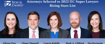 super lawyers rising stars dc 2022 | Tycko & Zavareei LLP