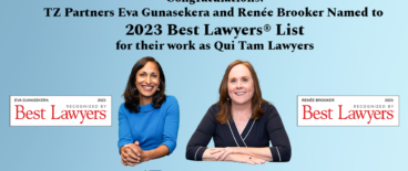 Best Lawyers 2023 Qui Tam | Eva Gunasekera and Renee Brooker | Tycko & Zavareei LLP