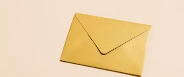 envelope sitting on flat surface