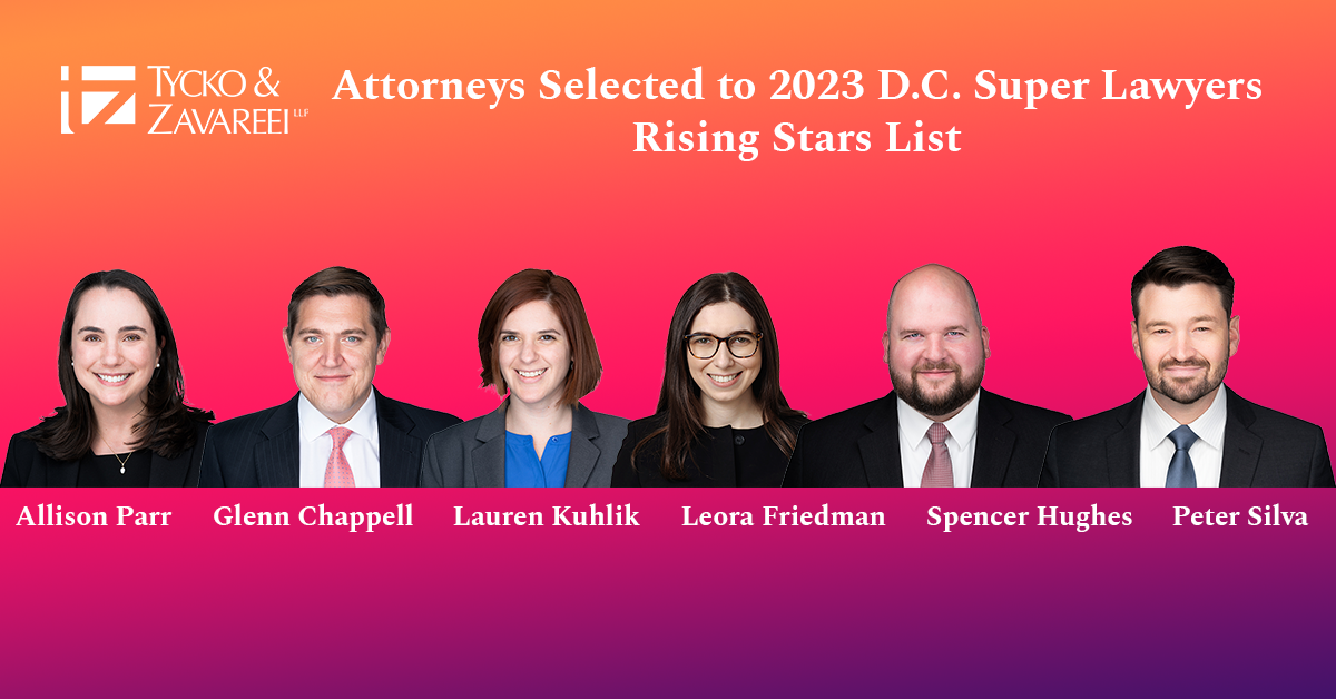 Six TZ Attorneys Selected to 2023 Washington, D.C. Rising Stars List