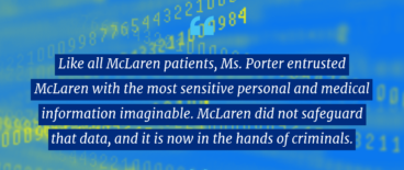 McLaren health data breach class action lawsuit