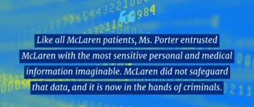 McLaren health data breach class action lawsuit