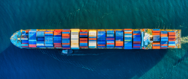 shipping containers on cargo ship